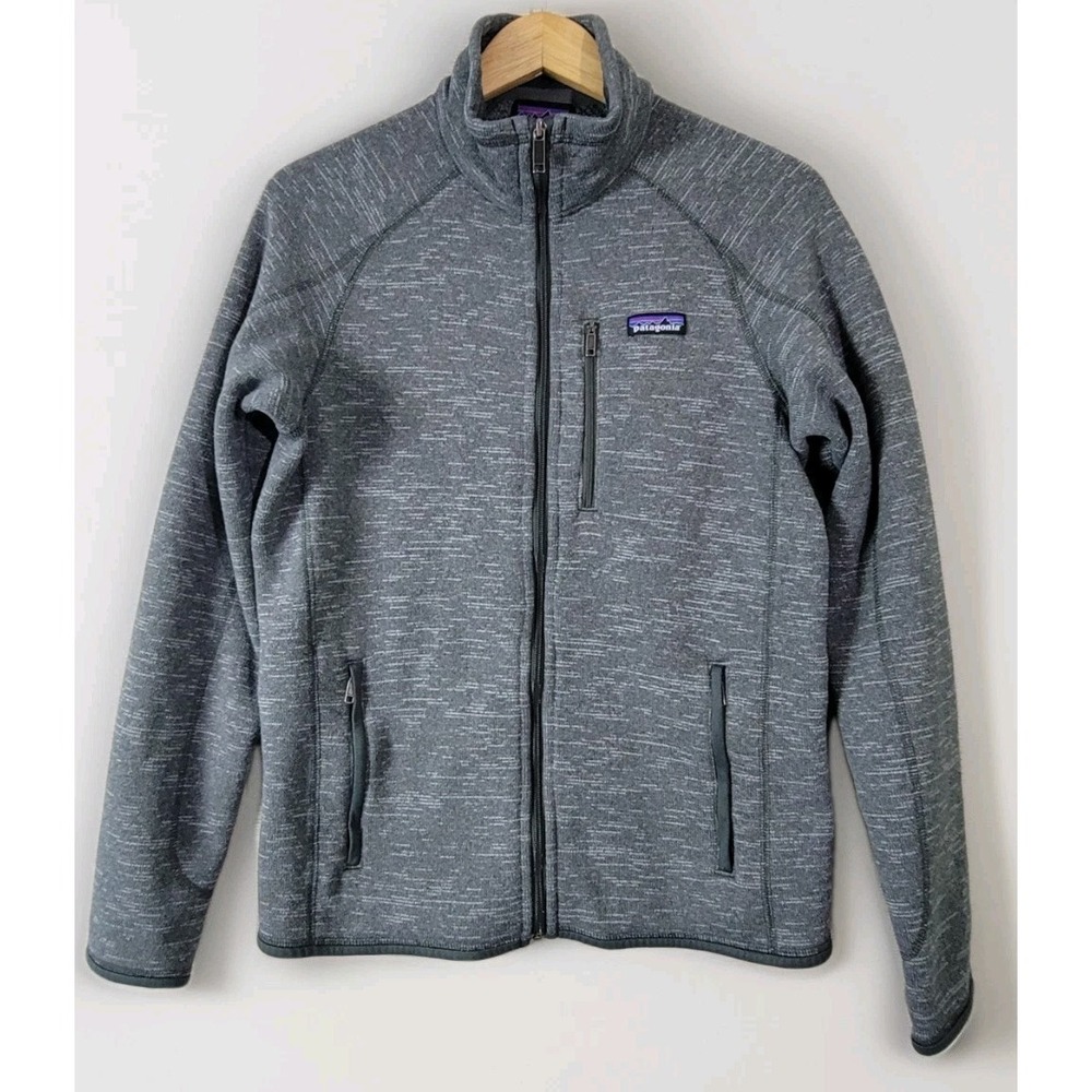 Patagonia Men's Fleece Jacket Full Zip‎ Gray Lightweight Outdoor